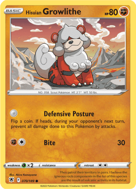 Astral Radiance - 070/189 - Hisuian Growlithe - LuiopZondag.nl
