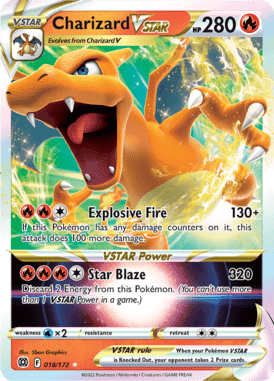 Brilliant Stars - 018/172 - Charizard VSTAR - LuiopZondag.nl