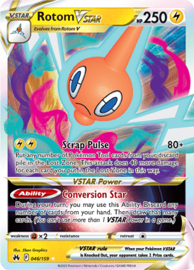 Crown Zenith - 046/159 - Rotom VSTAR - Pokemon kaarten Kopen - LuiopZondag TCG Store Assen
