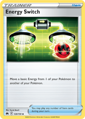 Crown Zenith - 129/159 - Energy Switch - Pokemon kaarten Kopen - LuiopZondag TCG Store Assen