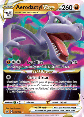 Lost Origin - 093/196 - Aerodactyl VSTAR - LuiopZondag.nl