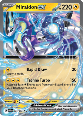 Obsidian Flames - 079/197 - Miraidon ex - Pokemon kaarten Kopen - LuiopZondag TCG Store Assen
