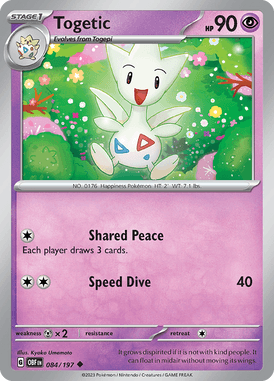 Obsidian Flames - 084/197 - Togetic - Pokemon kaarten Kopen - LuiopZondag TCG Store Assen