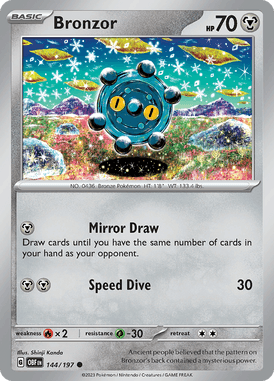 Obsidian Flames - 144/197 - Bronzor - Pokemon kaarten Kopen - LuiopZondag TCG Store Assen