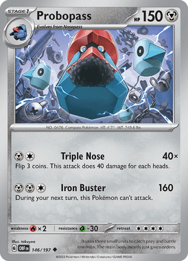 Obsidian Flames - 146/197 - Probopass - Pokemon kaarten Kopen - LuiopZondag TCG Store Assen