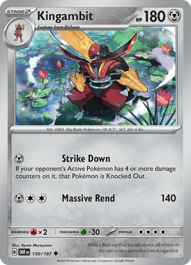 Obsidian Flames - 150/197 - Kingambit - Pokemon kaarten Kopen - LuiopZondag TCG Store Assen