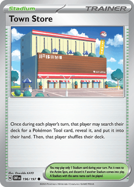 Obsidian Flames - 196/197 - Town Store - Pokemon kaarten Kopen - LuiopZondag TCG Store Assen