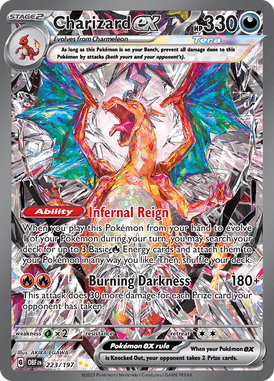 Obsidian Flames - 223/197 - Charizard ex - Pokemon kaarten Kopen - LuiopZondag TCG Store Assen