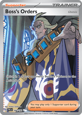 Paldea Evolved - 248/193 - Boss's Orders (Ghetsis) - Pokemon kaarten Kopen - LuiopZondag TCG Store Assen