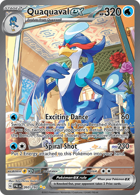 Paldea Evolved - 260/193 - Quaquaval - Pokemon kaarten Kopen - LuiopZondag TCG Store Assenex