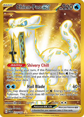 Paldea Evolved - 274/193 - Chien-Pao ex - Pokemon kaarten Kopen - LuiopZondag TCG Store Assen