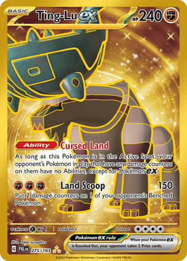 Paldea Evolved - 275/193 - Ting-Lu ex - Pokemon kaarten Kopen - LuiopZondag TCG Store Assen