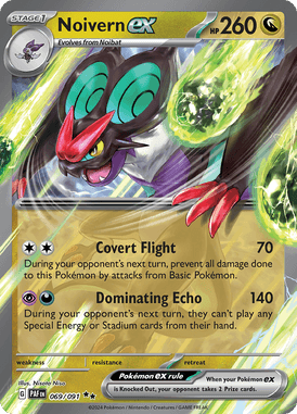 Paldean Fates - 069/091 - Noivern ex - Losse Pokemon kaarten Kopen - LuiopZondag TCG Store Assen