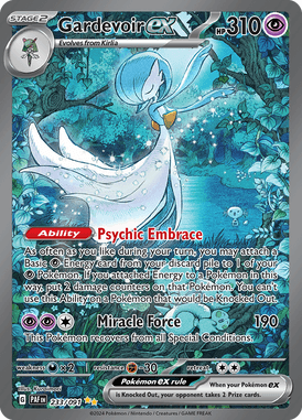 Paldean Fates - 233/091 - Gardevoir ex - Pokemon kaarten Kopen - LuiopZondag TCG Store Assen