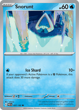 Paradox Rift - 037/182 - Snorunt - Pokemon kaarten Kopen - LuiopZondag TCG Store Assen