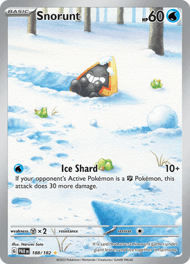 Paradox Rift - 188/182 - Snorunt - Pokemon kaarten Kopen - LuiopZondag TCG Store Assen