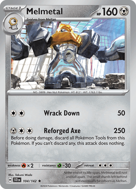 Stellar Crown - 104/142 - Melmetal - Losse Pokemon Kopen - LuiopZondag TCG Store