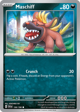 Scarlet & Violet - 136/198 - Maschiff