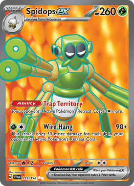 Scarlet & Violet - 223/198 - Spidops ex - Pokemon kaarten Kopen - LuiopZondag TCG Store Assen
