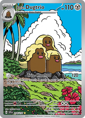 Surging Sparks - 208/191 - Alolan Dugtrio - LuiopZondag.nl