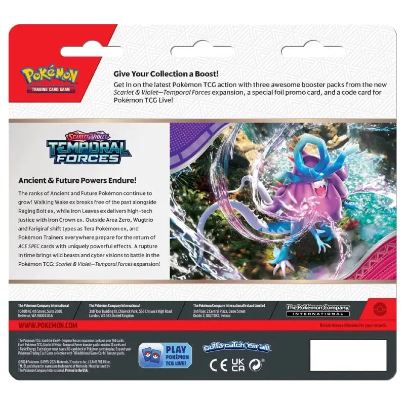 Pokemon Temporal Forces 3-Pack Blister - Cleffa