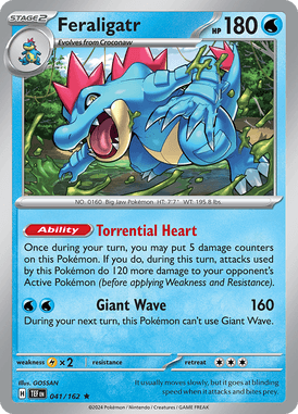 Temporal Forces - 041/162 - Feraligatr - Losse Pokemon kaartem Kopen - LuiopZondag TCG Store Assen