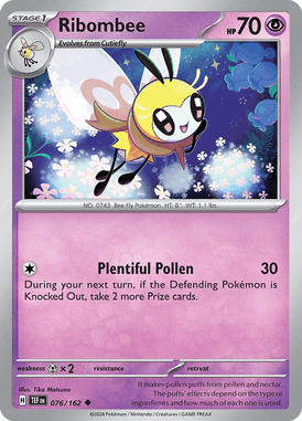 Temporal Forces - 076/162 - Ribombee - Losse Pokemon kaarten Kopen - LuiopZondag TCG Store Assen