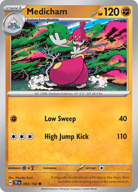 Temporal Forces - 083/162 - Medicham - Losse Pokemon kaarten Kopen - LuiopZondag TCG Store Assen