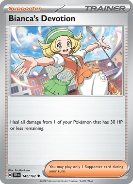 Temporal Forces - 142/162 - Bianca's Devotion - Losse Pokemon kaarten Kopen - LuiopZondag TCG Store Assen