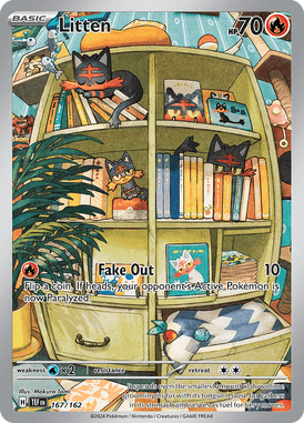 Temporal Forces - 167/162 - Litten - Losse Pokemon kaarten Kopen - LuiopZondag TCG Store Assen