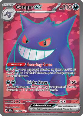 Temporal Forces - 193/162 - Gengar ex - Losse Pokemon kaarten Kopen - LuiopZondag TCG Store Assen