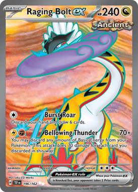 Temporal Forces - 196/162 - Raging Bolt ex - Losse Pokemon kaarten Kopen - LuiopZondag TCG Store Assen