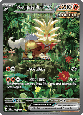 Temporal Forces - 204/162 - Gouging Fire ex
- Losse Pokemon kaarten Kopen - LuiopZondag TCG Store Assen