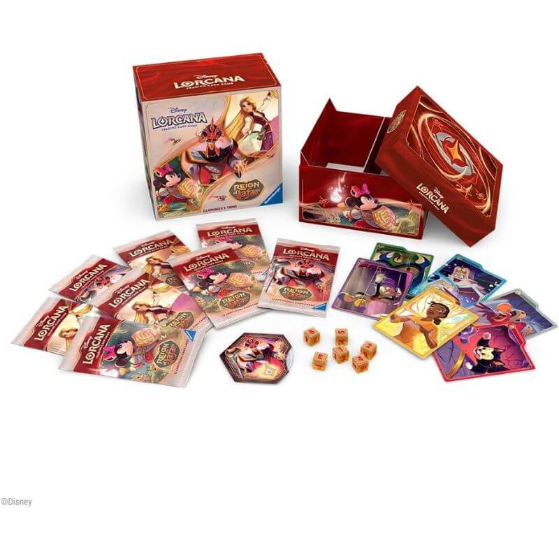 Disney Lorcana Reign of Jafar Illumineer's Trove met inhoud luiopzondag TCG store