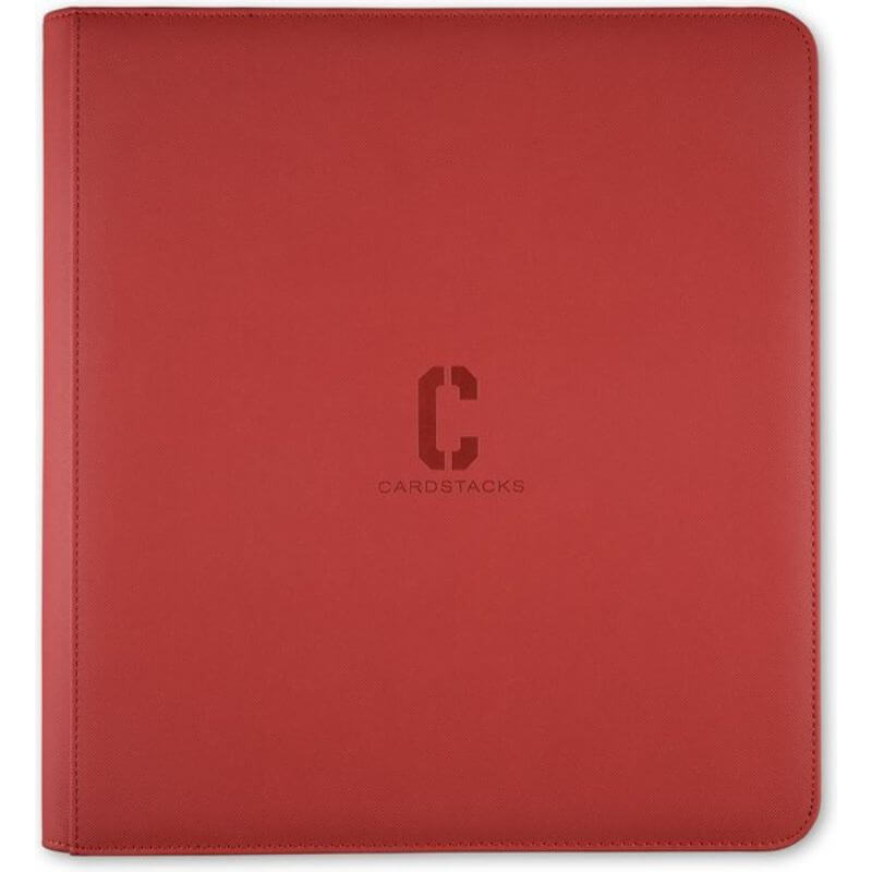 12-Pocket binder 480 Rood -Luiopzondag.nl