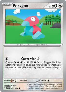151 - 137/165 - Porygon - Pokemon kaarten Kopen - LuiopZondag TCG Store Assen