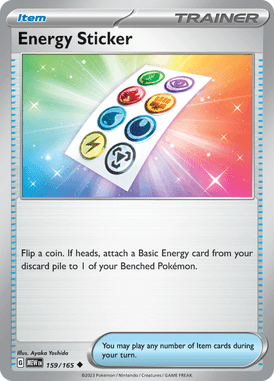 151 - 159/165 - Energy Sticker - Pokemon kaarten Kopen - LuiopZondag TCG Store Assen