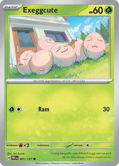 Prismatic Evolutions - 001/131 - Exeggcute