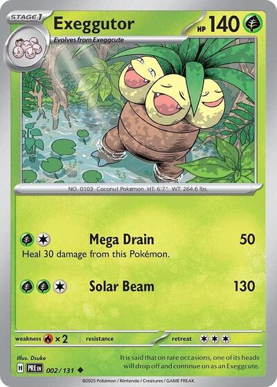 Prismatic Evolutions - 002/131 - Exeggutor