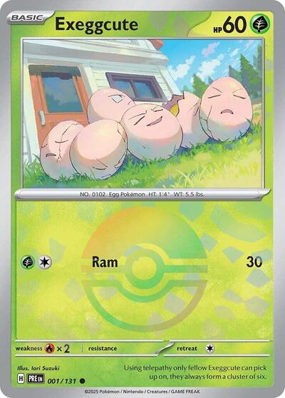 Prismatic Evolutions - 001/131 - Exeggcute