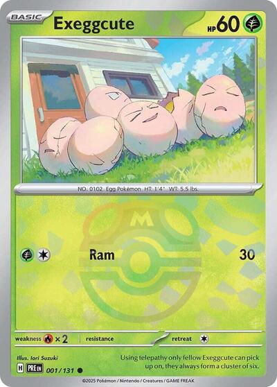 Prismatic Evolutions - 001/131 - Exeggcute