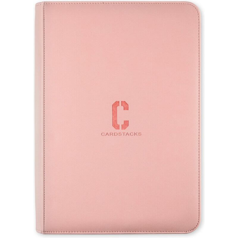 9-Pocket Toploader Binder Roze - Luiopzondag.nl