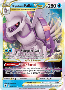 Astral Radiance - 040/189 - Origin Forme Palkia VSTAR
