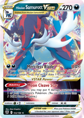 Astral Radiance - 102/189 - Hisuian Samurott VSTAR - LuiopZondag.nl