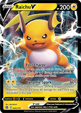 Brilliant Stars - 045/172 - Raichu V - LuiopZondag.nl