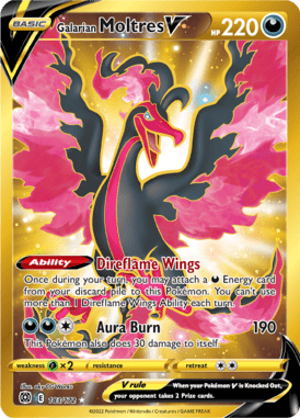 Brilliant Stars - 183/172 - Galarian Moltres V - LuiopZondag.nl