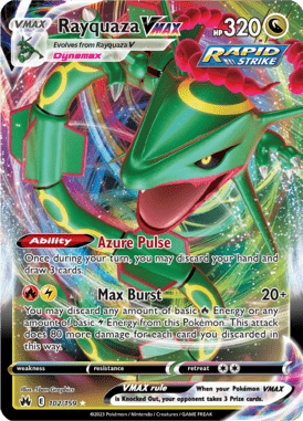Crown Zenith - 102/159 - Rayquaza  - Pokemon kaarten Kopen - LuiopZondag TCG Store AssenVMAX