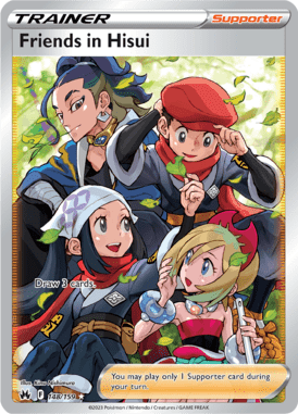 Crown Zenith - 148/159 - Friends in Hisui - Pokemon kaarten Kopen - LuiopZondag TCG Store Assen