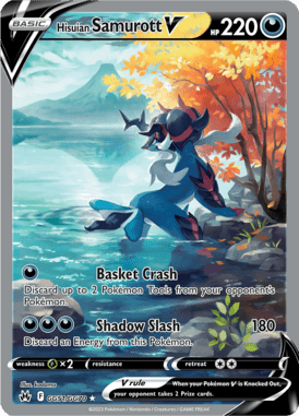 Crown Zenith - GG51 - Hisuian Samurott V - Pokemon kaarten Kopen - LuiopZondag TCG Store Assen