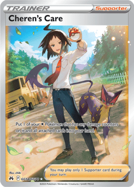 Crown Zenith - GG58 - Cheren's Care - Pokemon kaarten Kopen - LuiopZondag TCG Store Assen